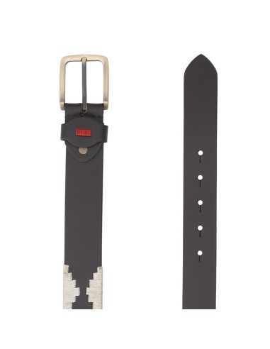 Brown leather belt