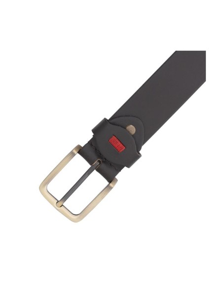 Brown leather belt