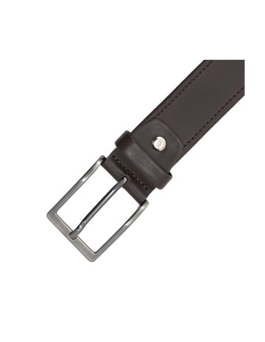 Brown leather belt