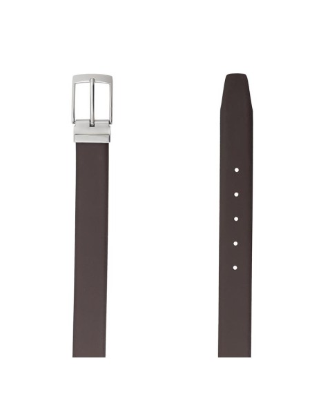 Brown leather belt