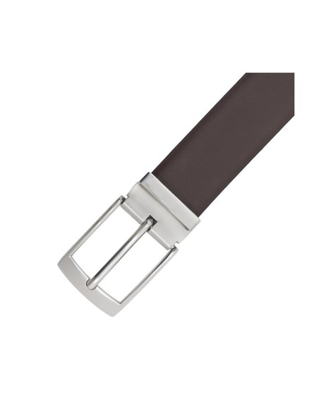 Brown leather belt