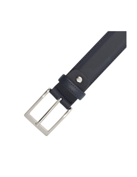 Ceinture de peau bleu B-CORVORI-NAVY