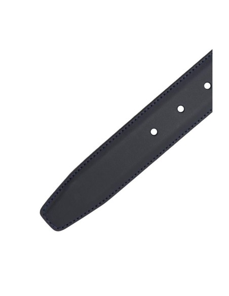 Ceinture de peau bleu B-CORVORI-NAVY
