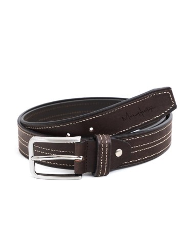 Ceinture de peau marron B-PESPO-MARRON