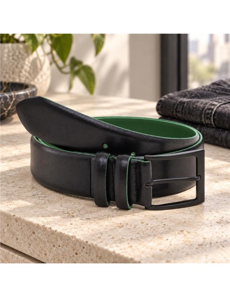 Ceinture de peau le noir B-RAMPE-BLACK
