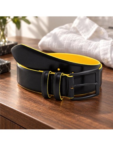 Ceinture de peau le noir B-REMI-BLACK