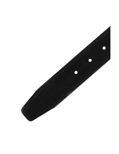 Black suede belt