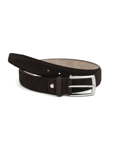 Ceinture suède marron B-SORTMEN-BROWN