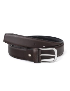 Ceinture de peau marron B-VATA-MARRON