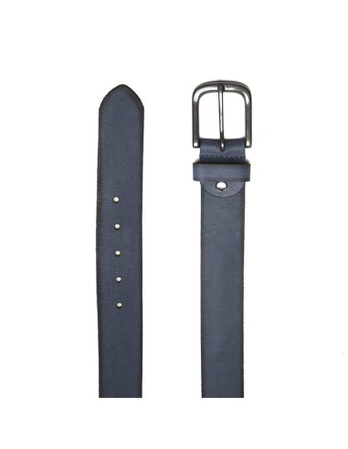 Ceinture de peau bleu B-VIKRET-NAVY