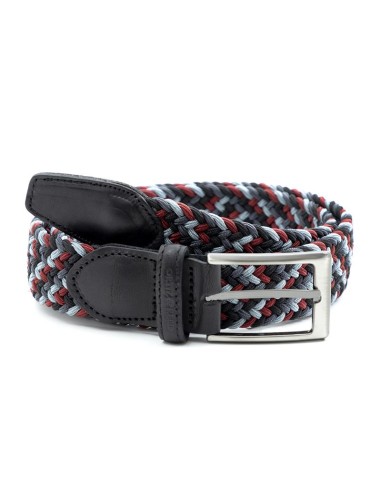 Black leather belt