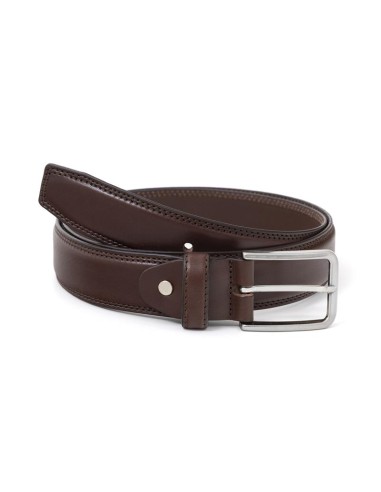 Brown leather belt