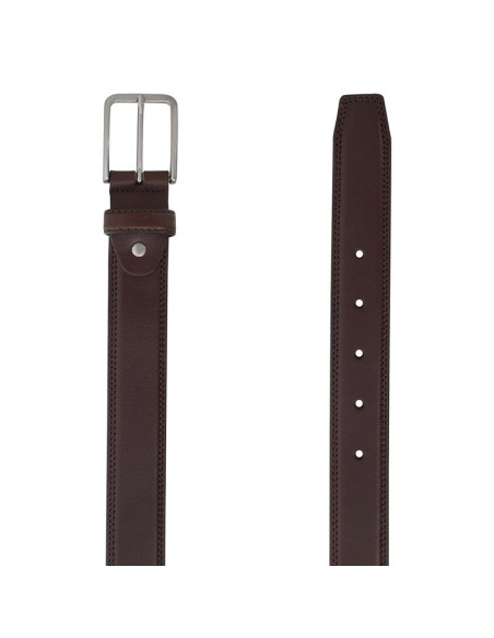 Brown leather belt