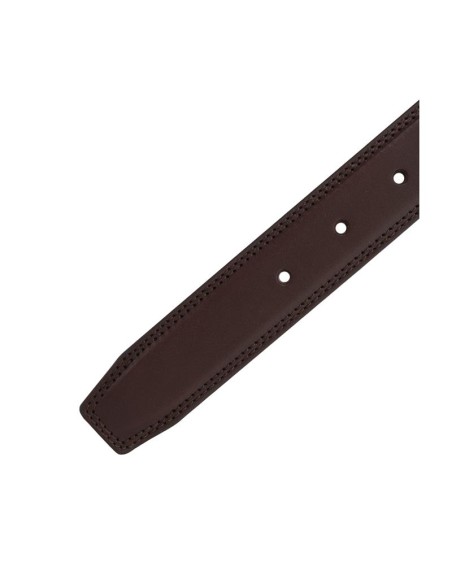 Brown leather belt