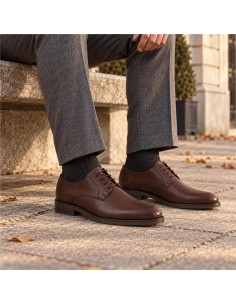 Derby de peau cuir BATIOR-CUERO