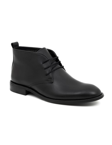 Black leather boot