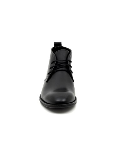 Black leather boot