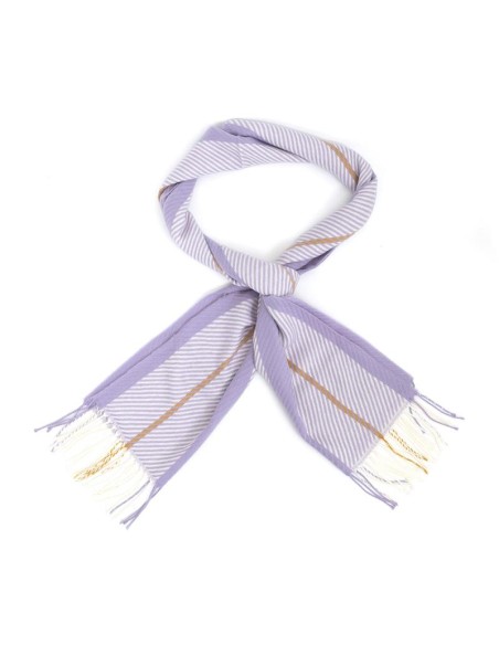 Foulard rayé blanc BUF-MADELINE-WHITE
