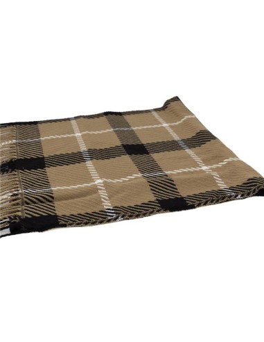 Foulard pour homme à carreaux marron BUF-MIPATES-BROWN