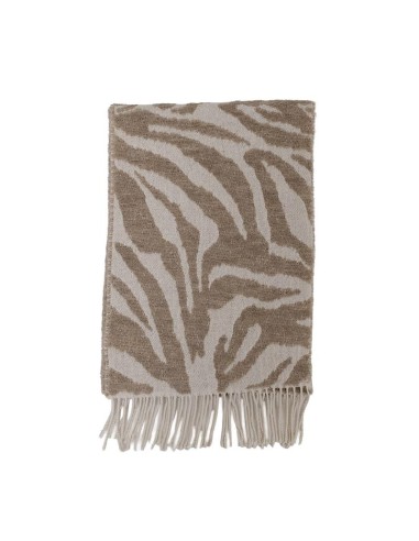 Bufanda estampada suaves al tacto color beige