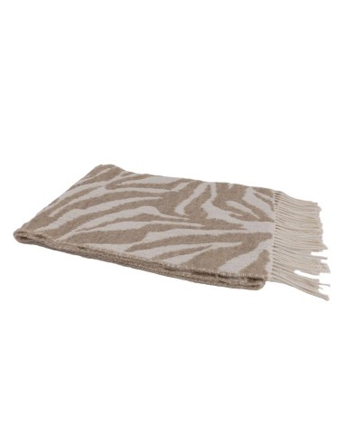 Foulard timbré beige BUF-MIZEBRA-BEIGE