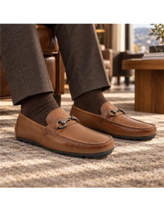 Mocassin de peau cuir BULAN-CUERO