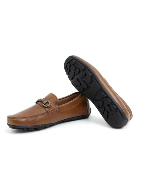 Light Brown leather moccasin