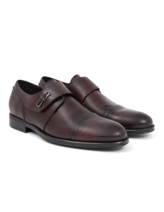 chaussure avec boucle de peau Bordeaux DASKO-BURDEOS 2