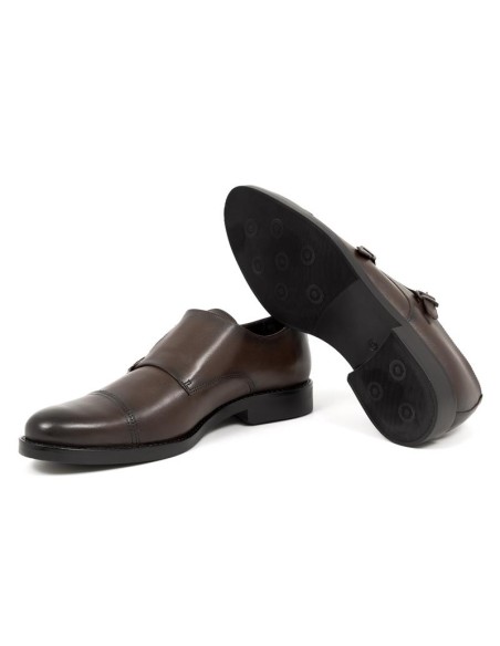 chaussure avec boucle de peau cuir ELVIN-CUERO