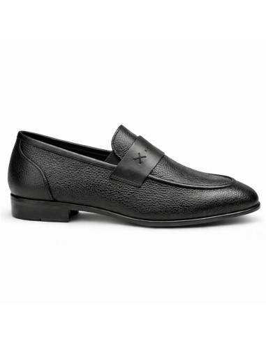 Mocassin de peau le noir ELVORO-NEGRO