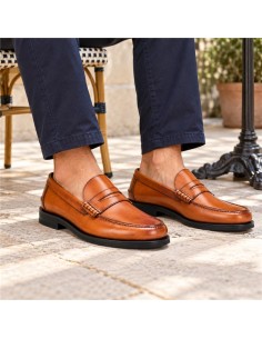 Mocassin de peau cuir ENORA-CUERO