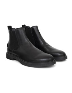 bottines chelsea de peau le noir GERA-NEGRO 2