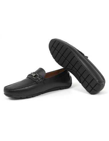 Mocassin de peau le noir ITAMA-BLACK