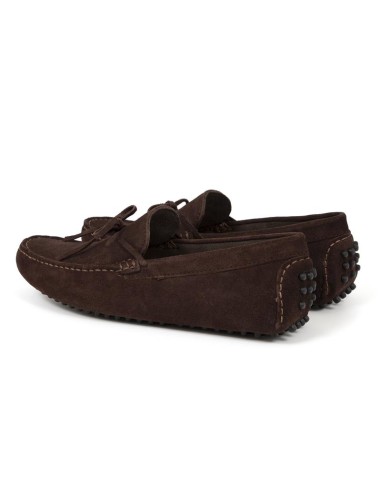 Mocassin suède marron ITONA-BROWN