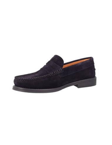 Mocassin suède bleu ITONA-NAVY