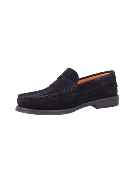 Mocassin suède bleu ITONA-NAVY