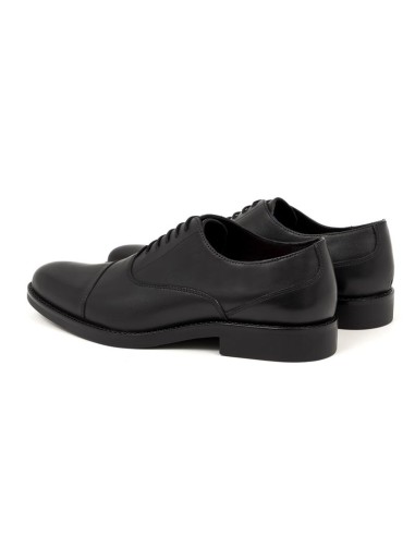 Oxford de piel con costura color negro