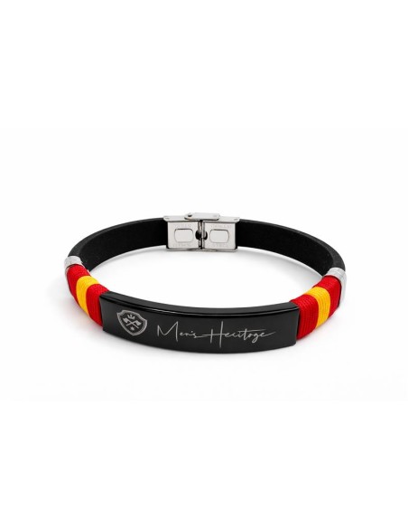 Bracelet en caoutchouc le noir JWM-BRMHES-BLACK