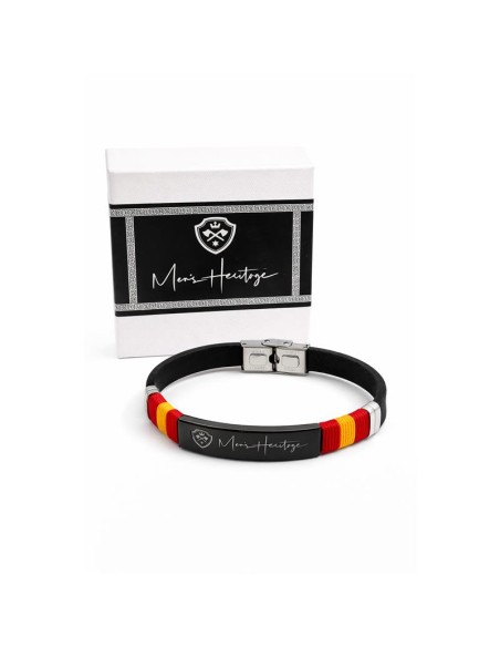 Bracelet en caoutchouc le noir JWM-BRMHES-BLACK