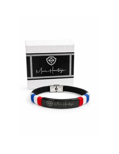 Bracelet en caoutchouc le noir JWM-BRMHFR-BLACK