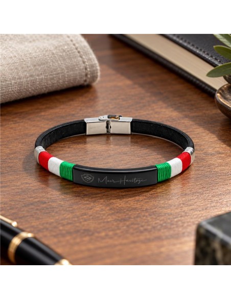 Bracelet en caoutchouc le noir JWM-BRMHIT-BLACK