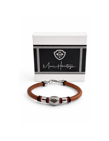 Bracelet en cuir marron JWM-BRUNE2-BROWN