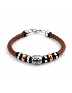 Bracelet en cuir marron JWM-BRUNE3-BROWN 2