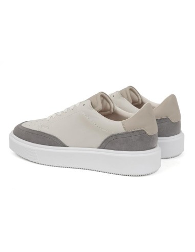 baskets de peau blanc KABIL-WHITE