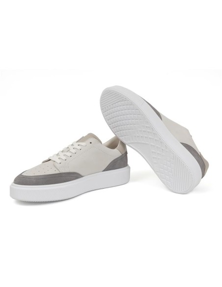 baskets de peau blanc KABIL-WHITE