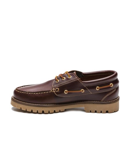 Light Brown leather boat shoe