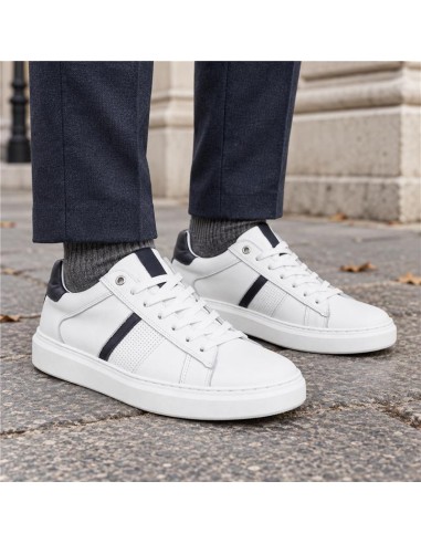 White leather sneakers