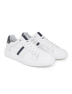 Sneakers de piel liso color blanco 2