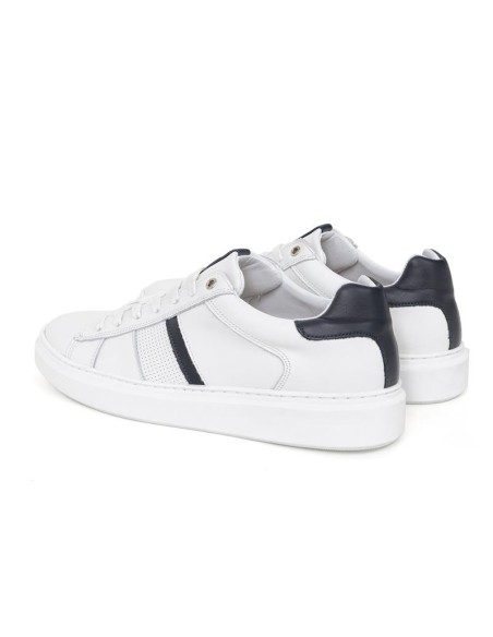baskets de peau blanc LIBOSA-WHITE