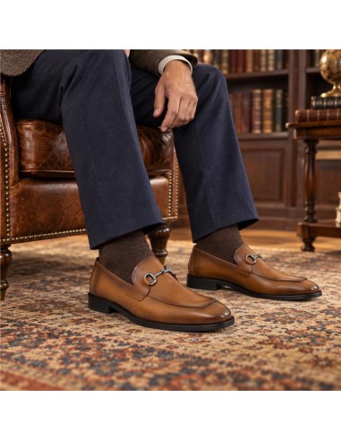 Light Brown leather moccasin